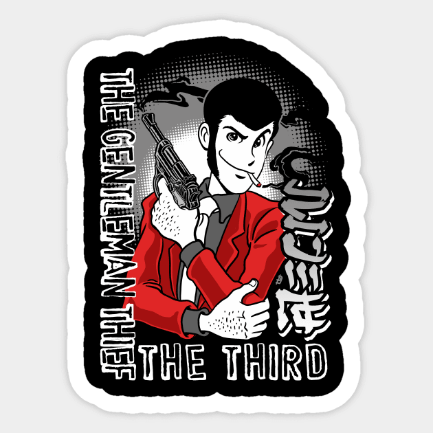 Lupin The Third Sticker by TEEWEB